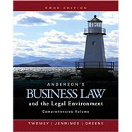 Anderson's Business Law and the Legal Environment, Comprehensive Volume, Loose-Leaf Version by Twomey, David P., 9781305663855