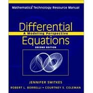 Mathematica Technology Resource Manual to accompany Differential Equations, 2e by Borrelli, Robert L.; Coleman, Courtney S.; Switkes, Jennifer, 9780471483861