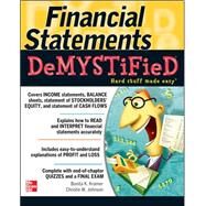 Financial Statements Demystified: A Self-Teaching Guide A Self-teaching Guide by Kramer, Bonita; Johnson, Christie, 9780071543873