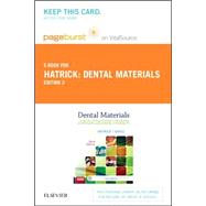 Dental Materials Pageburst E-book on Vitalsource Retail Access Card by Hatrick, Carol Dixon; Eakle, W. Stephan, 9781455773879