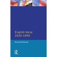 English Verse 1830 - 1890 by Fowler; Alastair, 9780582483880