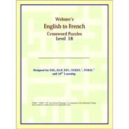 Webster's English to French Crossword Puzzles by ICON Reference, 9780497253882