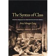 The Syntax of Class by Lang, Amy Schrager, 9780691113890