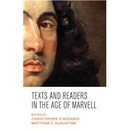 Texts and readers in the Age of Marvell by D'Addario, Christopher; Augustine, Matthew, 9781526113894