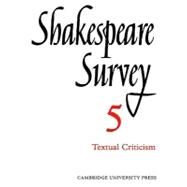 Shakespeare Survey by Edited by Allardyce Nicoll, 9780521523899