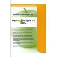 MyDietAnalysis Student Access Code Card by Pearson Education, 9780321733900