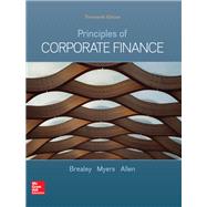 PRINCIPLES OF CORPORATE FINANCE by Brealey, Richard; Myers, Stewart; Allen, Franklin, 9781260013900