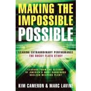 Making the Impossible Possible by CAMERON, KIM S.LAVINE, MARC, 9781576753903
