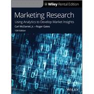 Marketing Research [Rental Edition] by McDaniel, Carl; Gates, Roger, 9781119713913