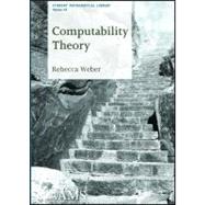 Computability Theory by Weber, Rebecca, 9780821873922