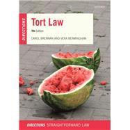 Tort Law Directions by Brennan, Carol; Bermingham, Vera, 9780198853923