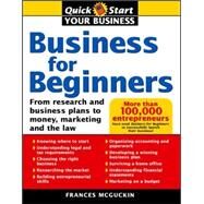 Business For Beginners by McGuckin, France, 9781402203923