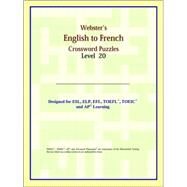 Webster's English to French Crossword Puzzles by ICON Reference, 9780497253929