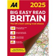 AA Big Easy Read Atlas Britain 2025 Spiral by Publishing, AA, 9780749583934