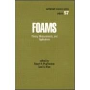 Foams: Theory: Measurements: Applications by Prud'homme; Robert K., 9780824793951
