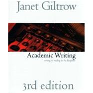 Academic Writing by Giltrow, Janet, 9781551113951