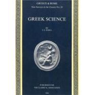 Greek Science by Rihll, T. E., 9780199223954