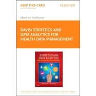 Statistics & Data Analytics for Health Data Management- Pageburst E-book on Vitalsource by Davis, Nadinia A.; Shiland, Betsy J., 9781455773954