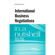International Business Negotiations in a Nutshell(Nutshells) by Folsom, Ralph H.; Lazerow, Herbert, 9798887863955