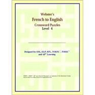 Webster's French to English Crossword Puzzles by ICON Reference, 9780497253967