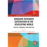 Graduate Research Supervision in the Developing World by Blair, Erik; Watson, Danielle; Raturi, Shikha, 9780367243968