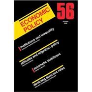 Economic Policy 56 by De Menil, Georges; Portes, Richard; Sinn, Hans-Werner; Bertola, Giuseppe; Jappelli, Tullio; Martin, Philippe; Van Ours, Jan, 9781405173971