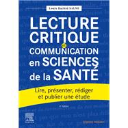 Lecture critique et communication en sciences de la sant by Louis Rachid Salmi, 9782294773976