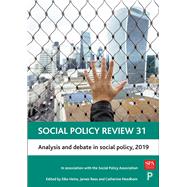 Social Policy Review 31 by Heins, Elke; Needham, Catherine; Rees, James, 9781447343981