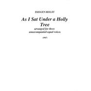 As I Sat Under a Holly Tree by Holst, Imogen (COP), 9780571553983
