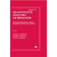 Quantitative Analyses of Behavior by Commons, Michael L.; Herrnstein, Richard J.; Kosslyn, Stephen M.; Mumford, 9780805803983