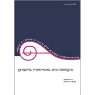 Graphs, Matrices, and Designs by Rees, 9781138403987