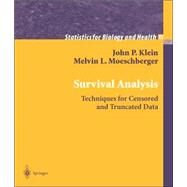 Survival Analysis by Klein, John P.; Moeschberger, Melvin L., 9780387953991