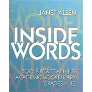 Inside Words by Allen, Janet, 9781571103994