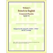 Webster's French to English Crossword Puzzles by ICON Reference, 9780497254001