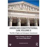 American Constitutional Law by Rossum, Ralph A.; Tarr, G. Alan; Munoz, Vincent Phillip, 9780367234003