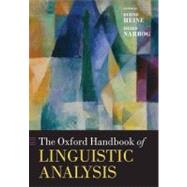 The Oxford Handbook of Linguistic Analysis by Heine, Bernd; Narrog, Heiko, 9780199544004