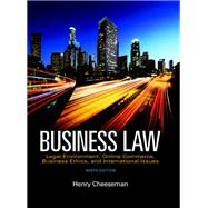 Business Law by Cheeseman, Henry R., 9780134004006