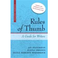 Rules of Thumb by Silverman, Jay; Hughes, Elaine; Roberts, Diana Wienbroer, 9780073384009