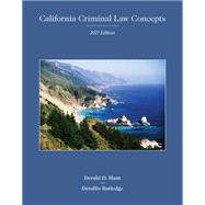 California Criminal Law Concepts by Rutledge; Hunt, 9780137454013