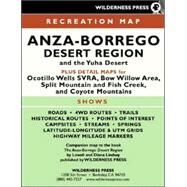 MAP Anza-Borrego Desert Region by Lindsay, Diana; Lindsay, Lowell, 9780899974019