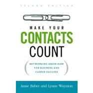Make Your Contacts Count by Baber, Anne, 9780814474020