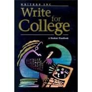 Great Source Write College: Handbook Grades 11 - 12 by Sebranek, Patrick; Meyer, Verne; Kemper, Dave, 9780669444025