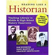 Reading Like a Historian by Wineburg, Samuel S.; Martin, Daisy; Monte-sano, Chauncey, 9780807754030