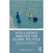 Intelligence Analysis for Global Politics by Manfredi Valeriani, 9781003674030