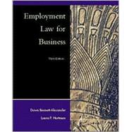 Employment Law for Business by Bennett-Alexander, Dawn; Hartman, Laura Pincus, 9780072314038