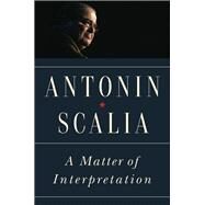 A Matter of Interpretation by Scalia, Antonin; Gutmann, Amy; Wood, Gordon S.; Amar, Akhil Reed; Calabresi, Steven G. (AFT), 9780691174044