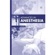 Advances in Anesthesia by McLoughlin, Thomas M., M.D., 9780323084048