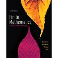 Finite Mathematics & Its Applications by Goldstein, Larry J.; Schneider, David I.; Siegel, Martha J.; Hair, Steven, 9780134464053