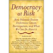 Democracy at Risk How Political Choices Undermine Citizen Participation, and What We Can Do About It by Macedo, Stephen, 9780815754053