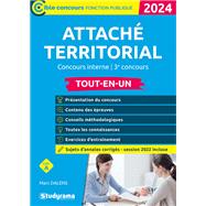 Attach territorial : Concours interne - 3e concours - Tout-en-un - Catgorie A - Concours 2024 by Marc Dalens, 9782759054053